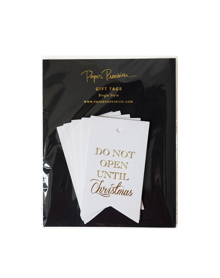 Don't Open Til Xmas Tag