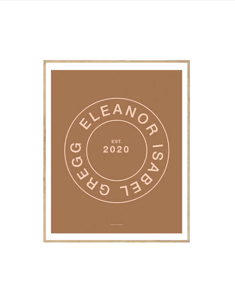 (Personalised) Minimalist Name Stamp