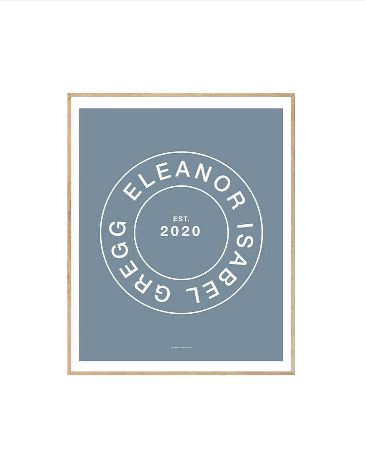 (Personalised) Minimalist Name Stamp