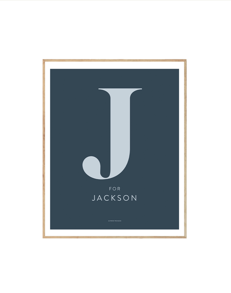 (Personalised) Minimalist Initial