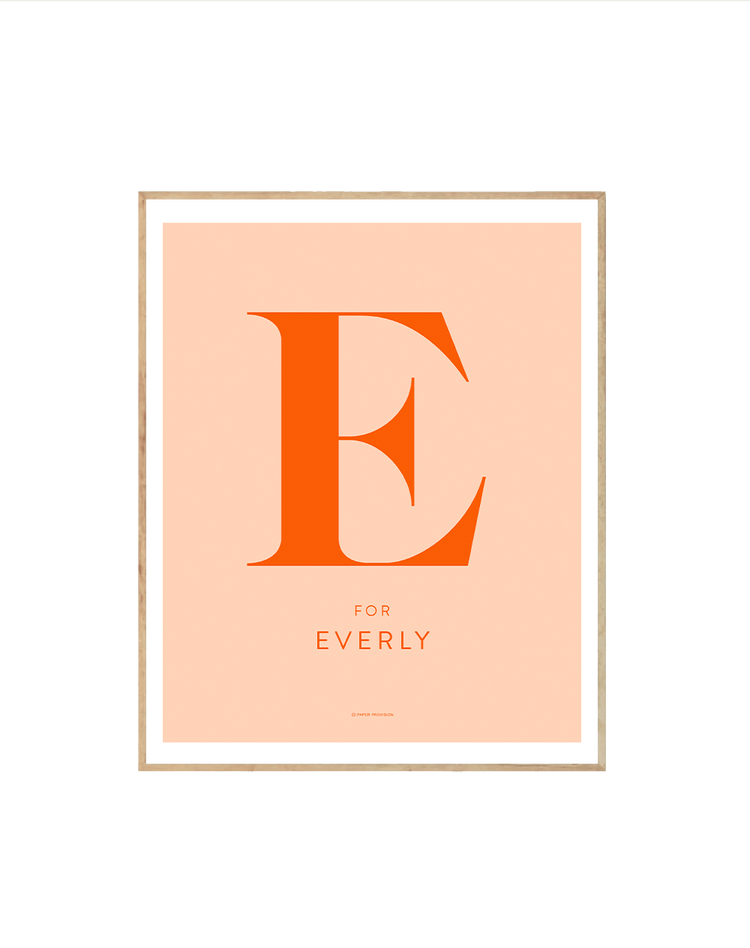 (Personalised) Minimalist Initial