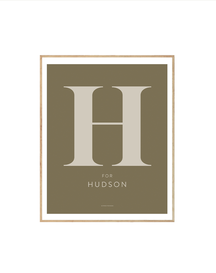 (Personalised) Minimalist Initial