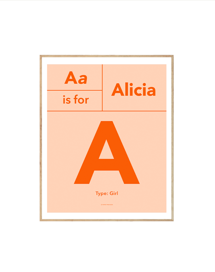 (Personalised) Typo Initial Avenir