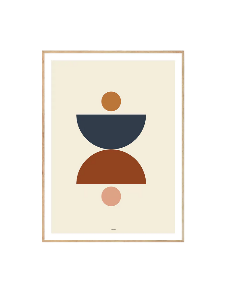 Abstract Shapes Vintage Tones 1