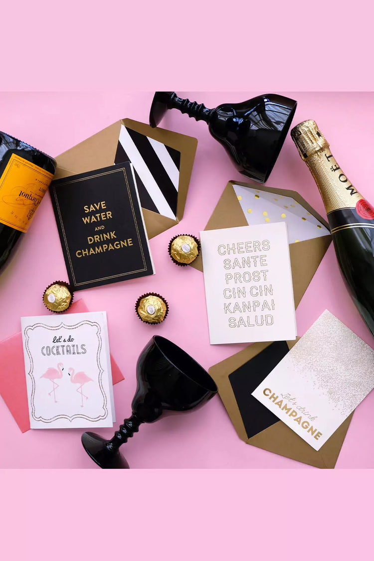 Save Water And Drink Champagne