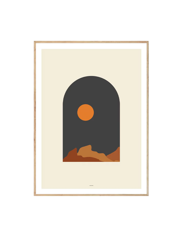 Geometric Landscape Window