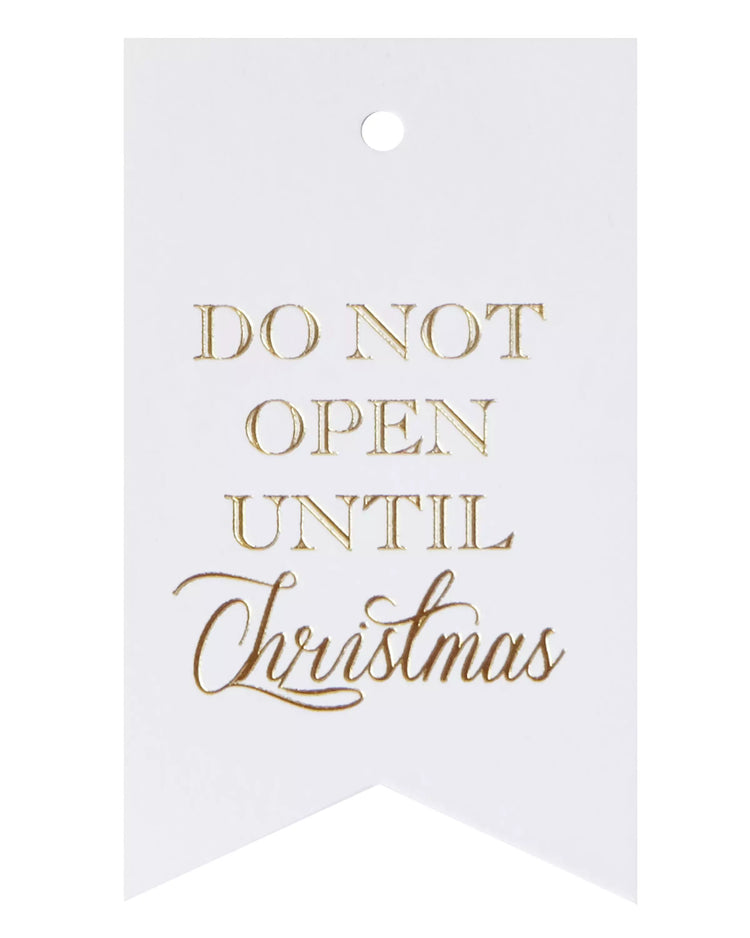 Don't Open Til Xmas Tag