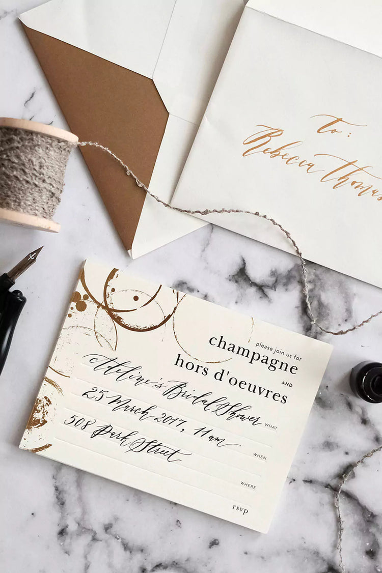 Champagne & Hors D'oeuvres Invitations
