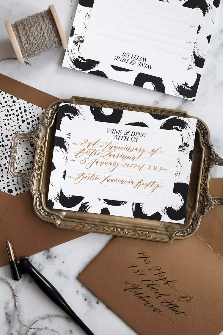 Wine & Dine Invitations