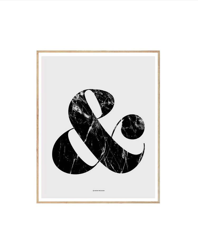 Ampersand Marble (Blanc)