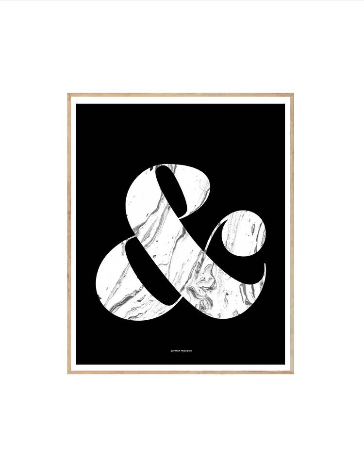 Ampersand Marble (Noir)