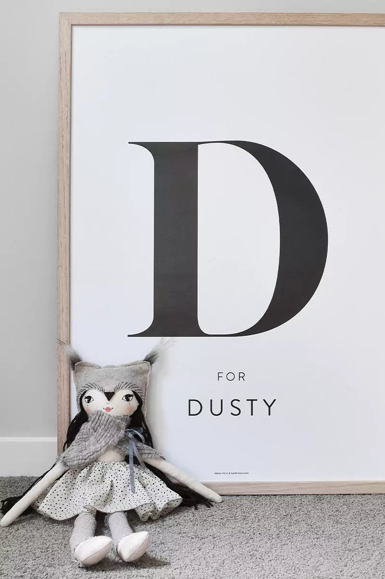 (Personalised) Minimalist Initial