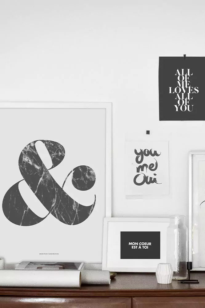 Ampersand Marble (Blanc)