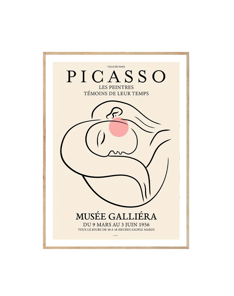 Picasso Woman Daydreaming Poster