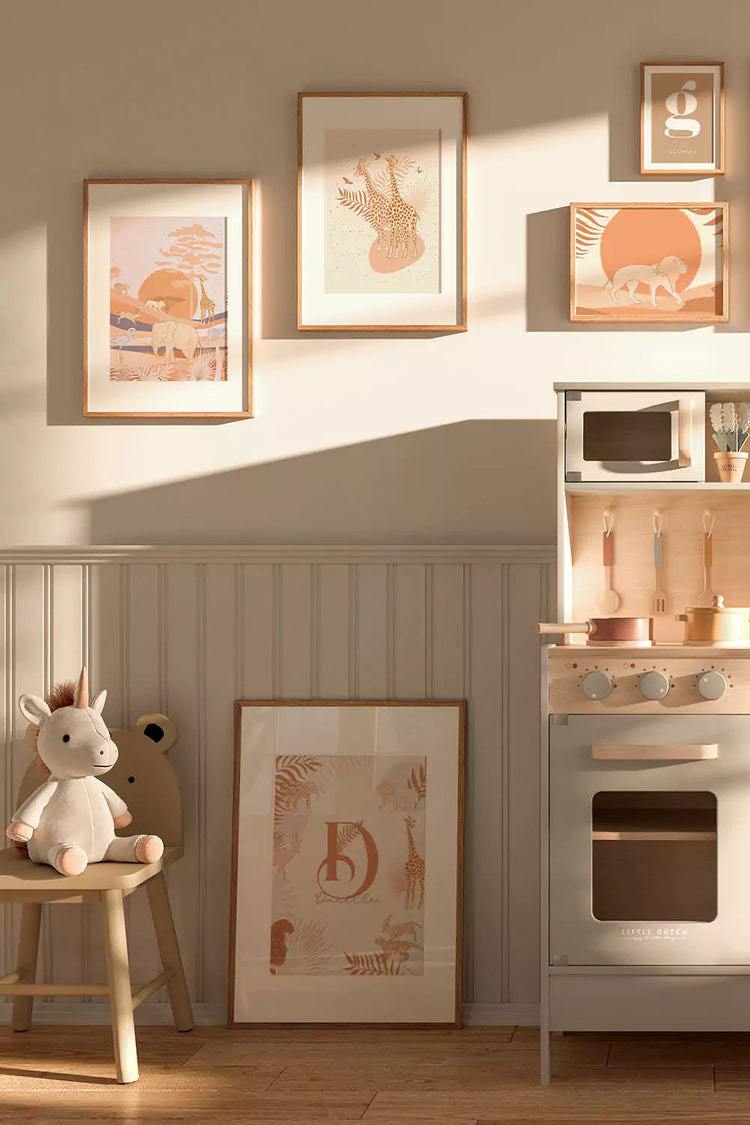 Wild World Twin Giraffes