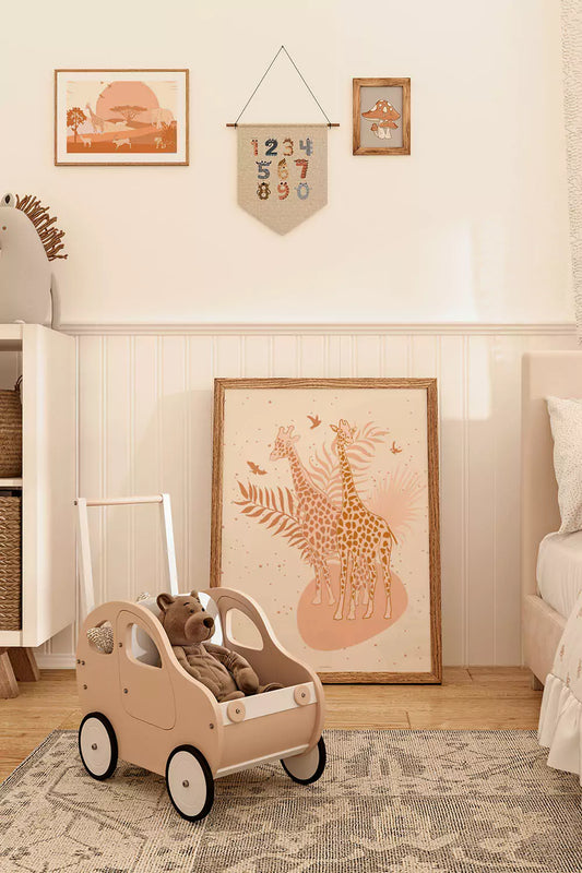 Wild World Twin Giraffes