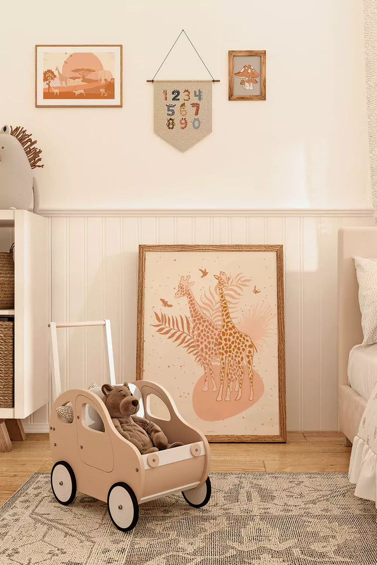 Wild World Twin Giraffes