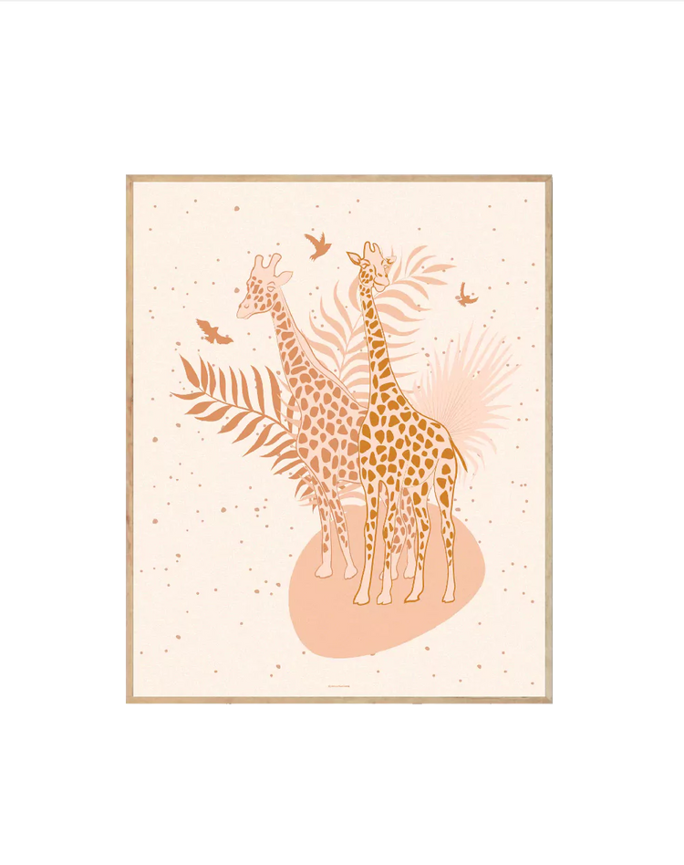 Wild World Twin Giraffes