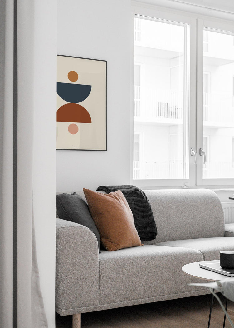 Abstract Shapes Vintage Tones 1