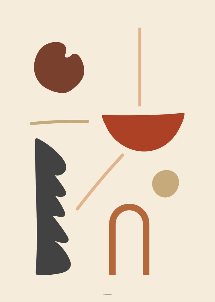 Abstract Organic Composition XI