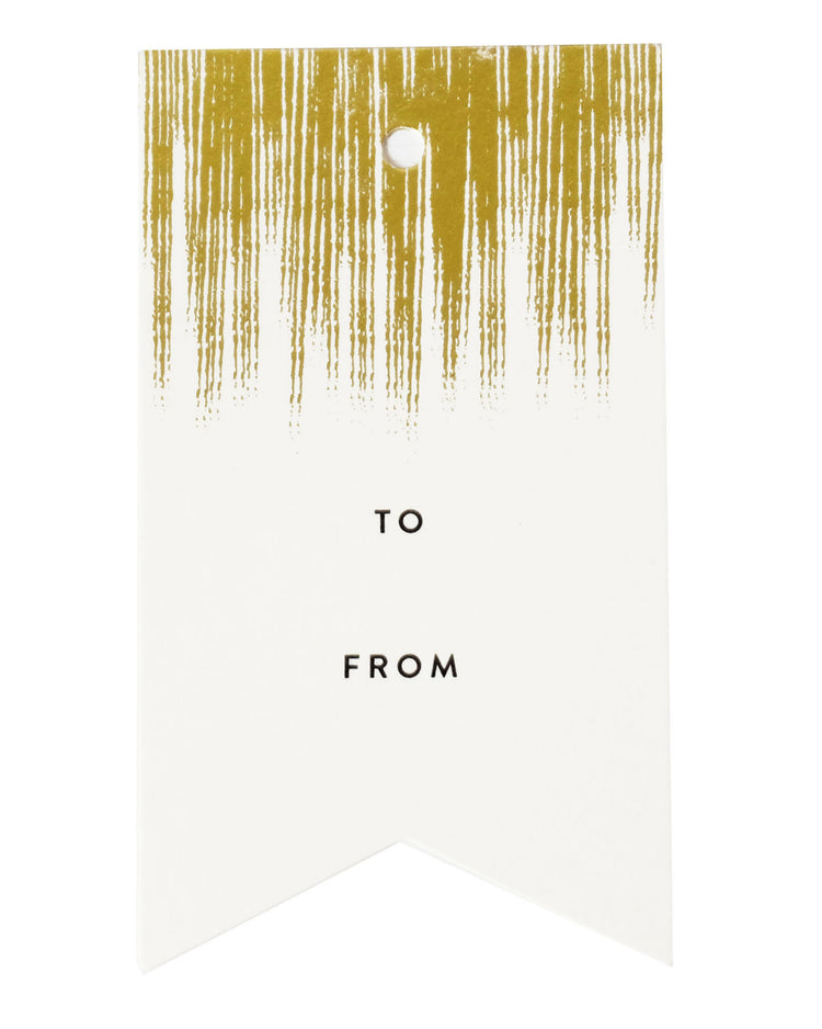 Gold Brush Single Tag