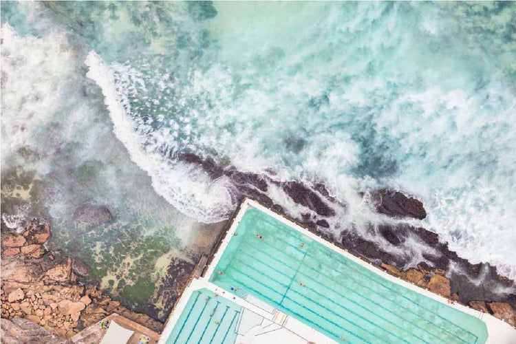 Icebergs Pool Aerial