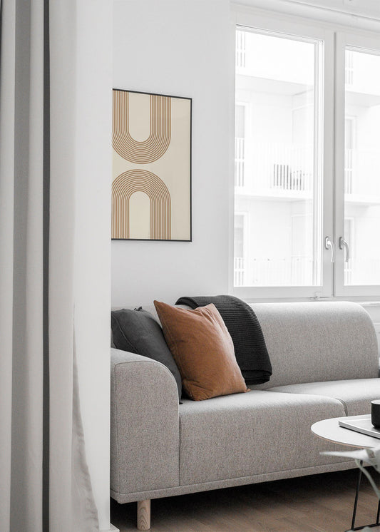 Midcentury Rainbow Arch