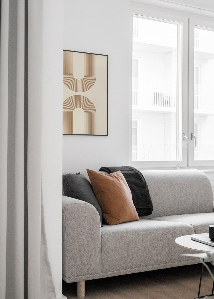 Midcentury Rainbow Arch