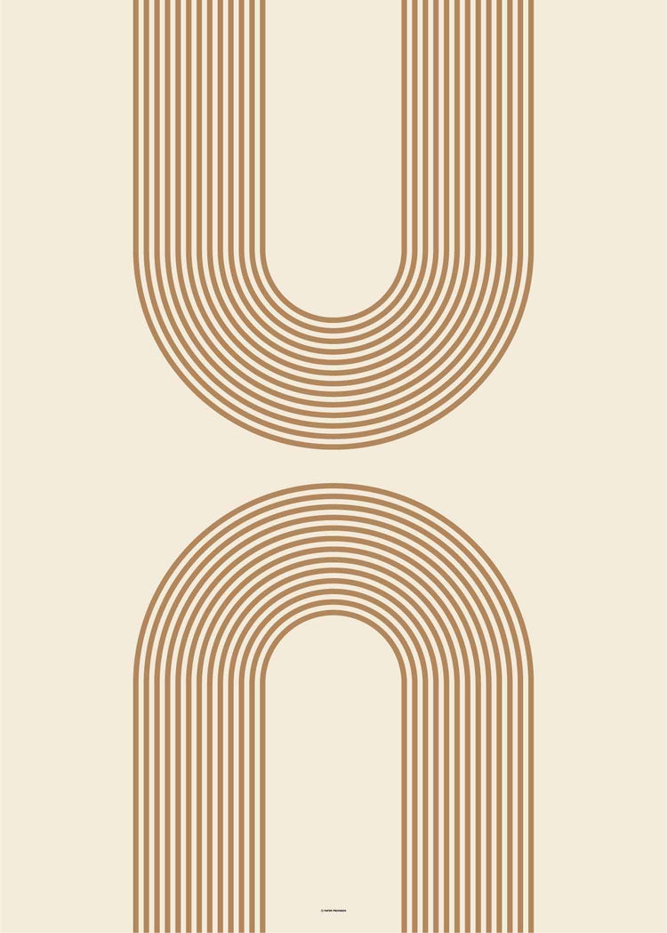 Midcentury Rainbow Arch