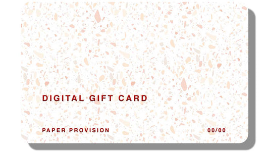 Paper Provision Gift Card