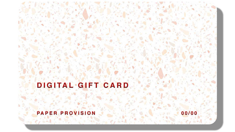 Paper Provision Gift Card