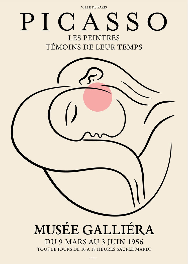 Picasso Woman Daydreaming Poster