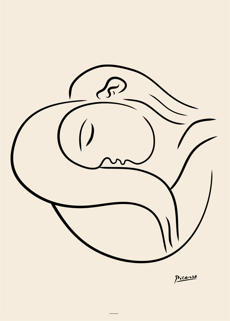 Picasso Woman Daydreaming