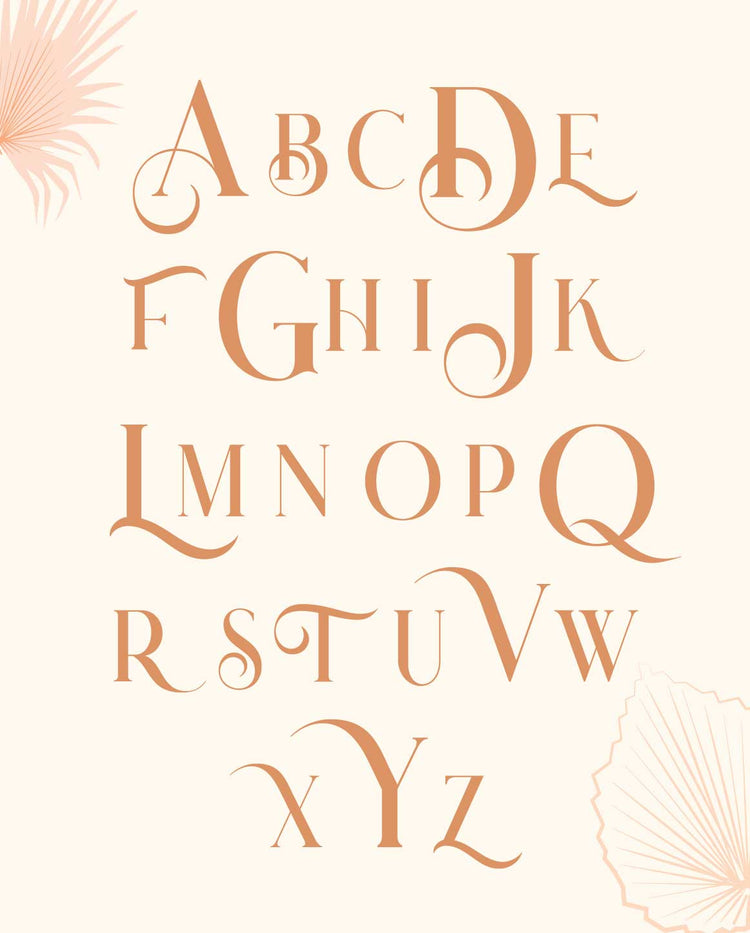 Wild World Personalised Initial