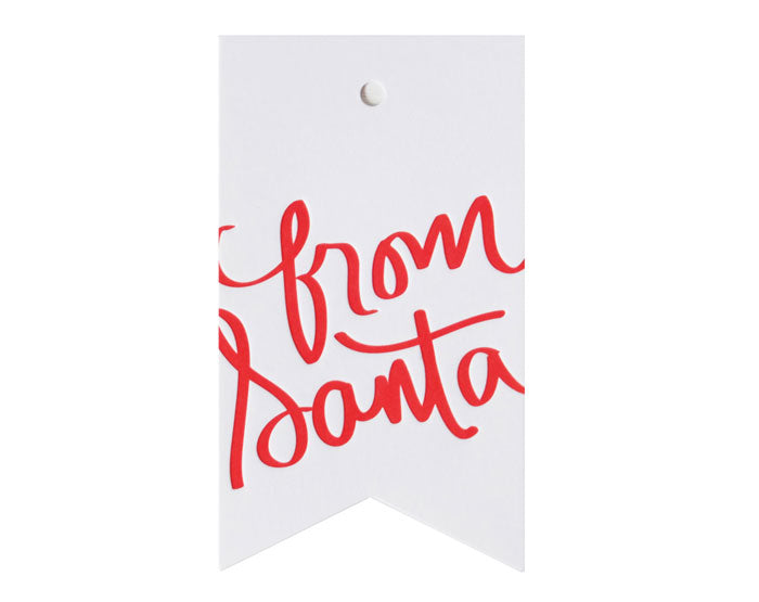 From Santa Single Tag