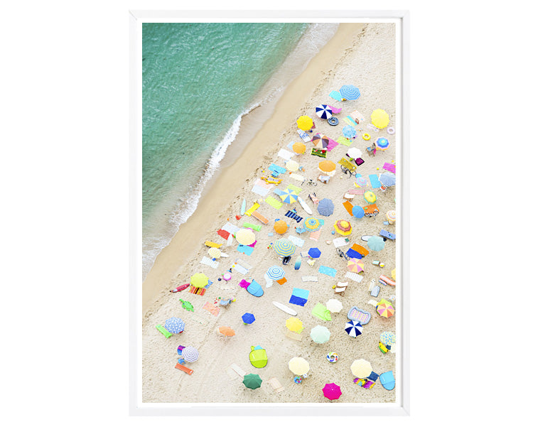 Neon Umbrellas Vertical