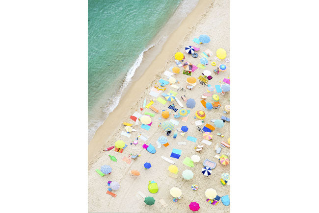 Neon Umbrellas Vertical