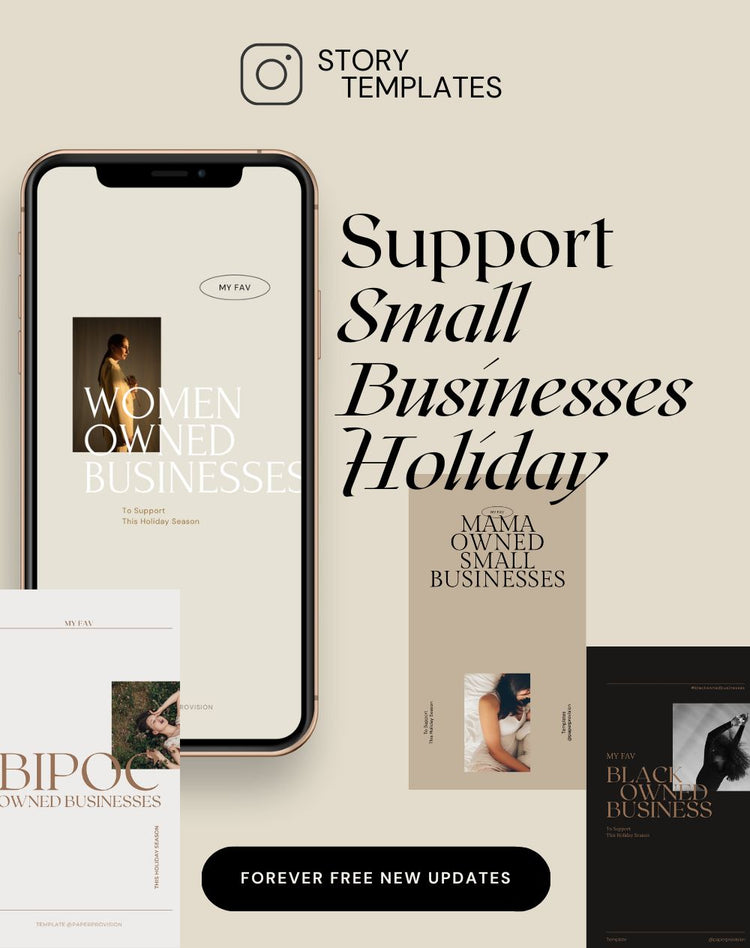 IG Story Template Small Business Holiday