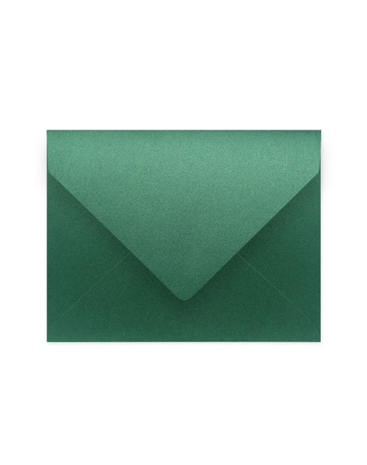 A2 Xmas Green Envelopes (Metallic)