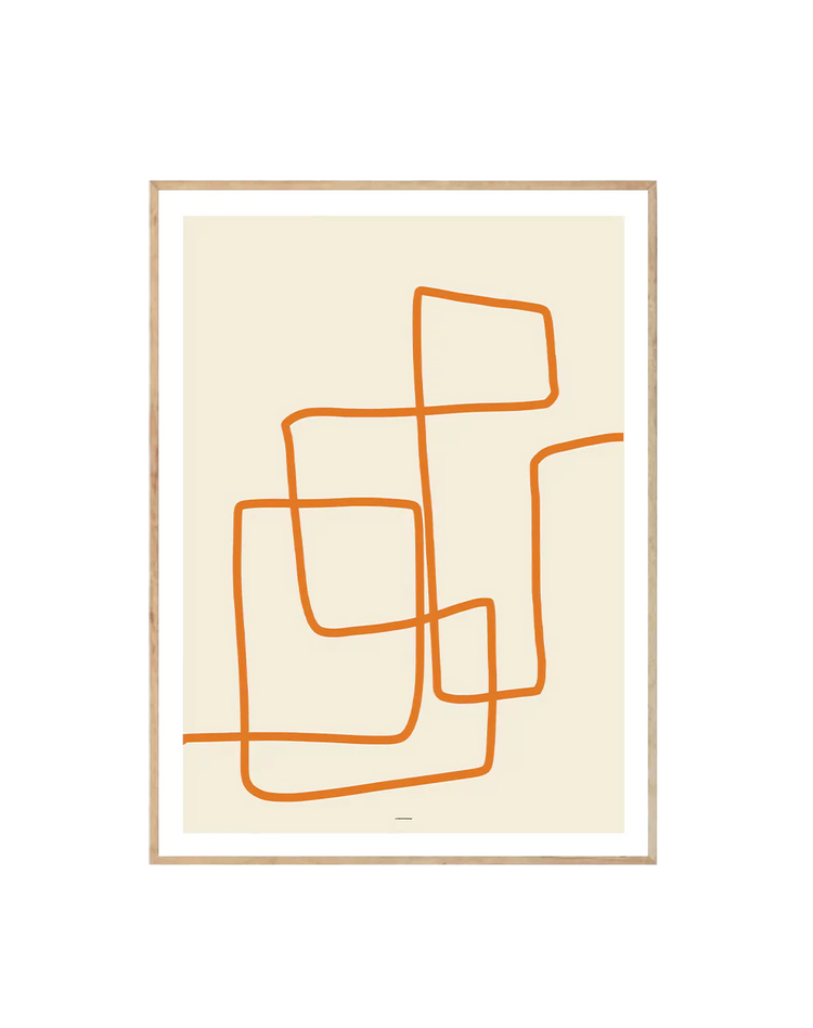 Abstract Lines Orange II