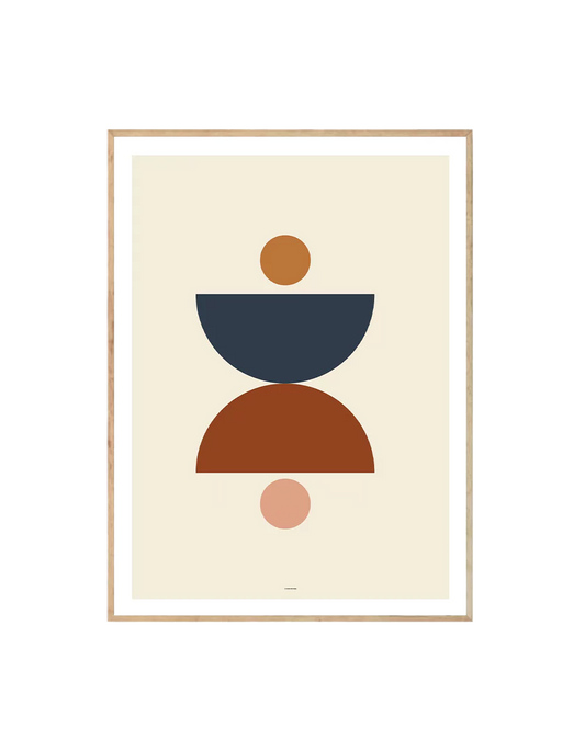 Abstract Shapes Vintage Tones 1