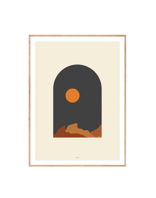 Geometric Landscape Window