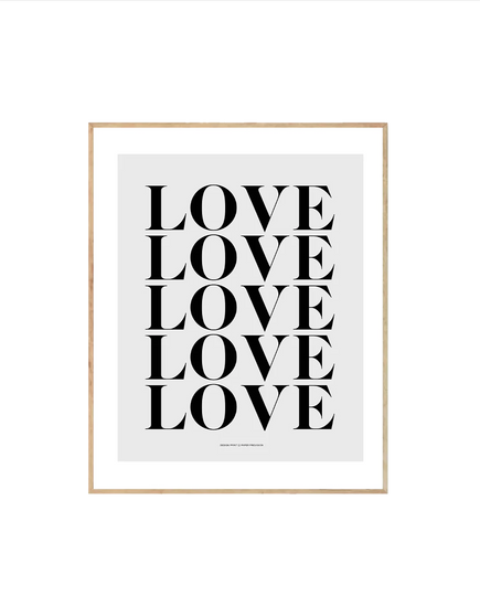 Affiche Amour à imprimer - E-shop déco Amour Paper