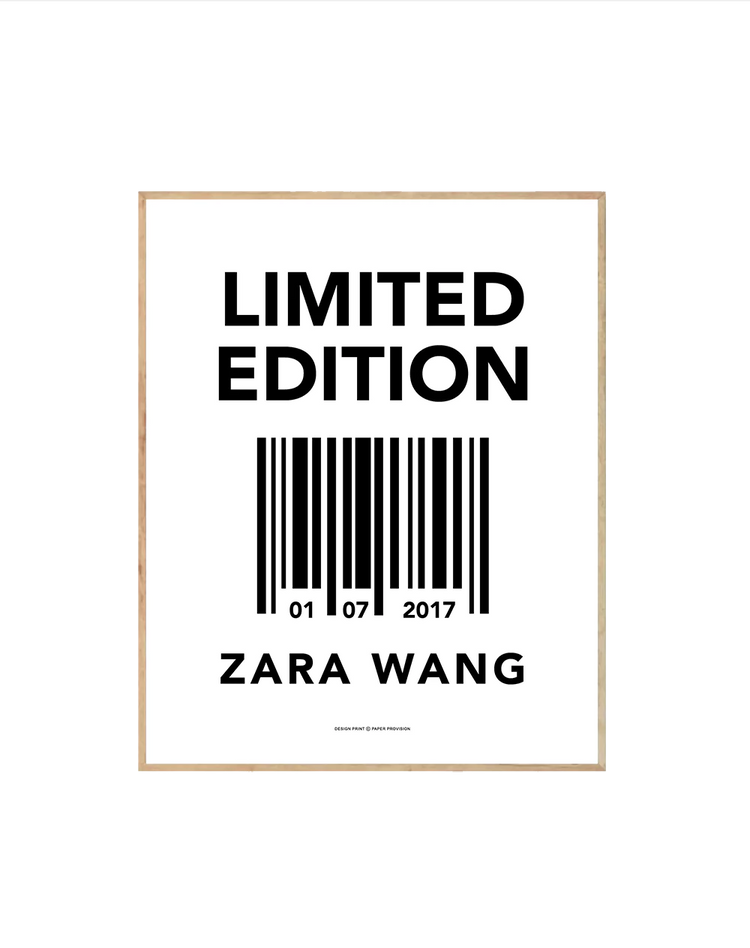 (Personalised) Limited Edition