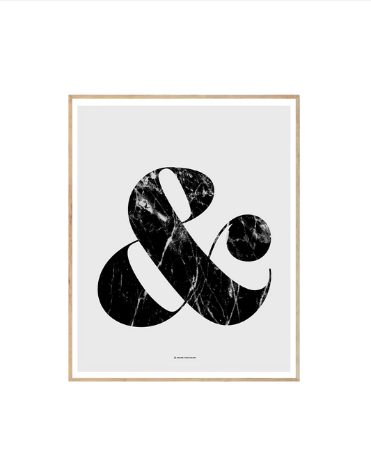 Ampersand Marble (Blanc)