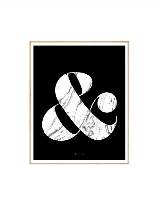 Ampersand Marble (Noir)
