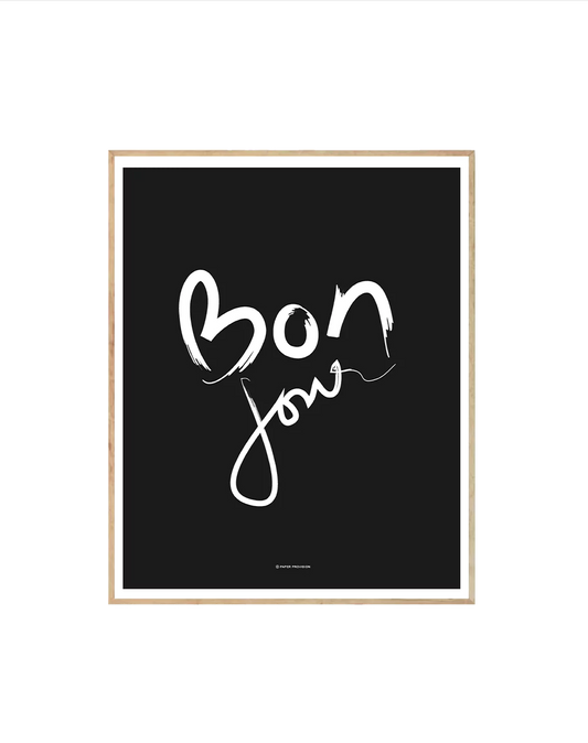 Bonjour (Noir)