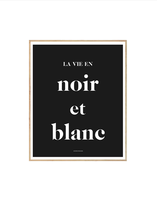 Noir Et Blanc (Noir)