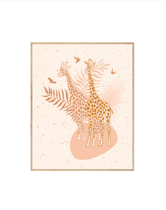 Wild World Twin Giraffes