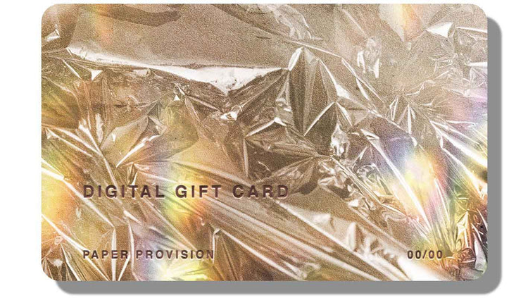 Paper Provision Gift Card